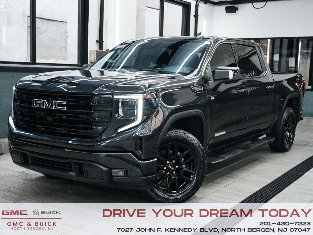 Titanium Rush Metallic 2023 GMC Sierra 1500 Elevation Crew Cab 4WD Pickup Truck Four-Wheel Drive Automatic