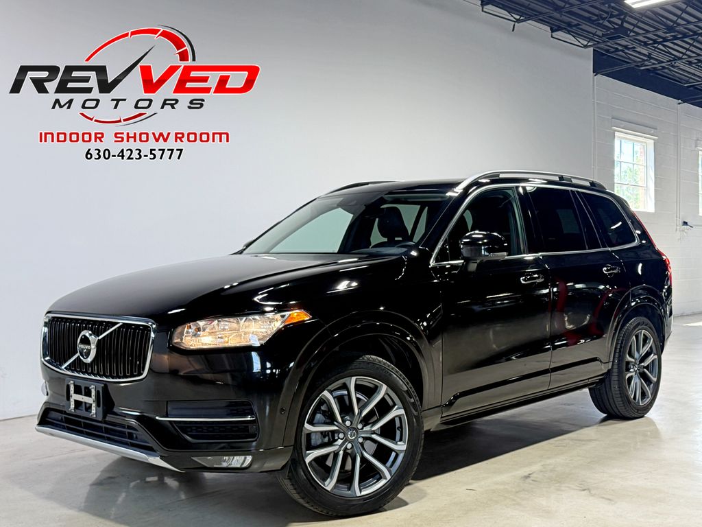 Onyx Black Metallic 2016 Volvo XC90 T6 Momentum AWD SUV / Crossover All-Wheel Drive Automatic