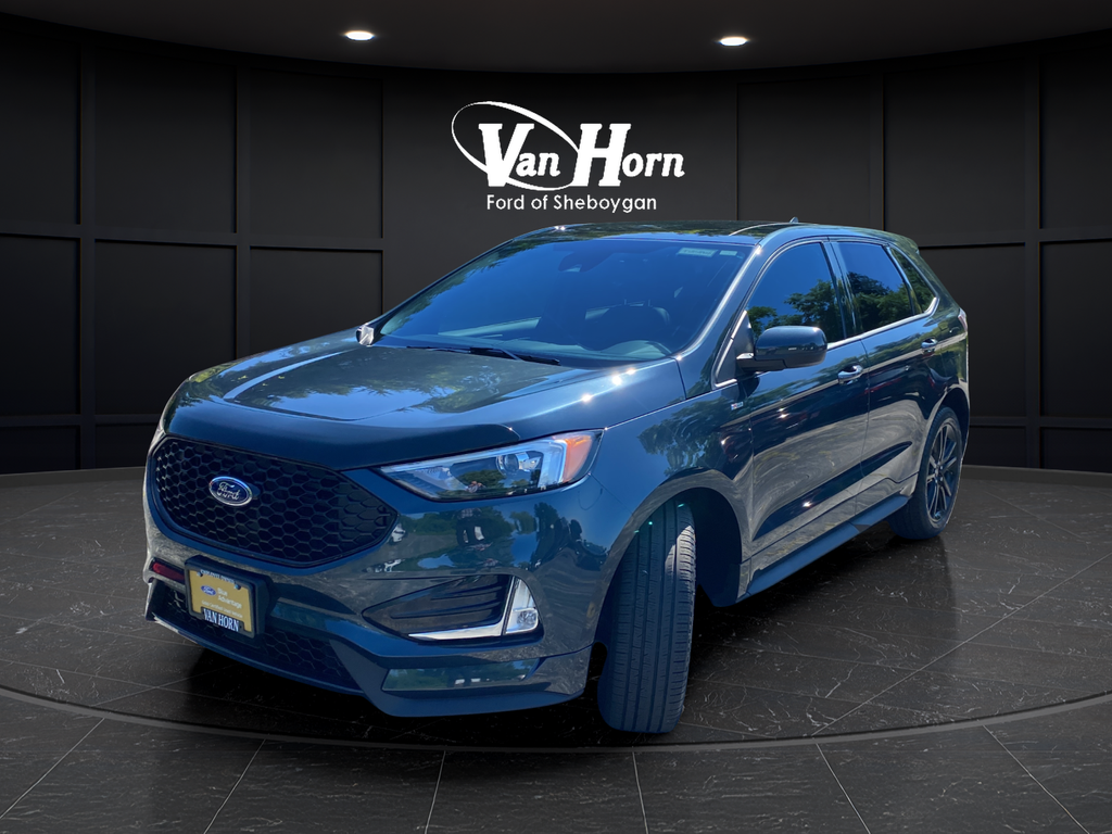 Certified Used 2023 Stone Blue Metallic Ford SEL image 3