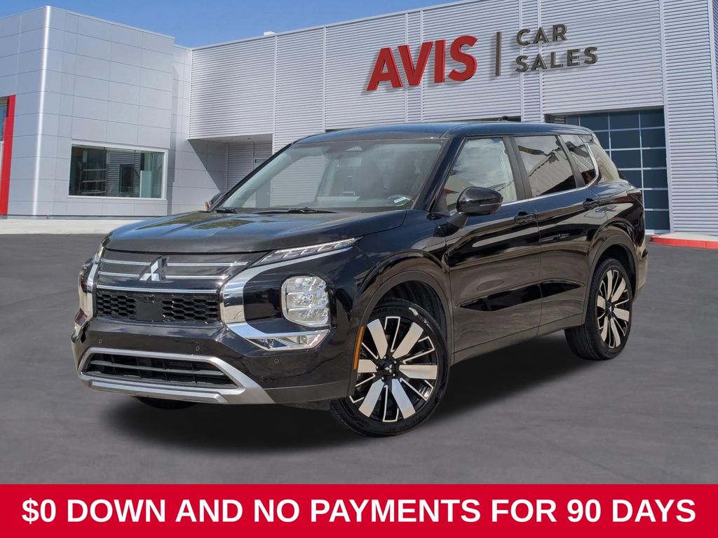 Black 2025 Mitsubishi Outlander SUV / Crossover Front-Wheel Drive Continuously Variable Transmission