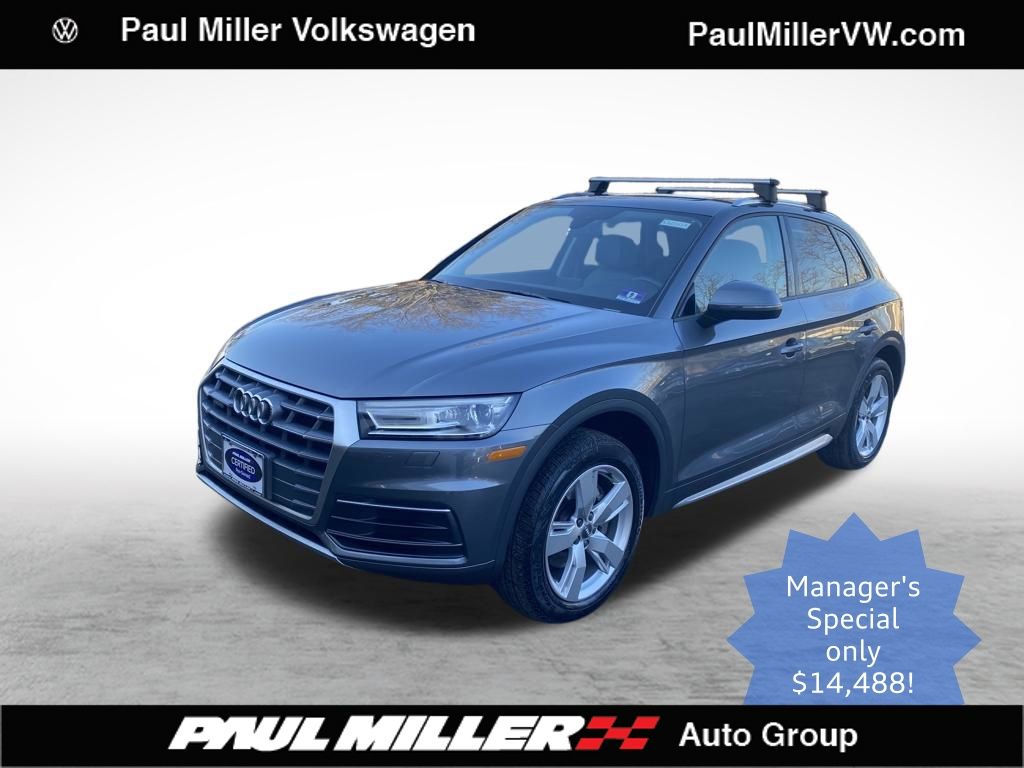 Gray 2018 Audi Q5 2.0 TFSI quattro Premium SUV / Crossover All-Wheel Drive 7-Speed Automatic