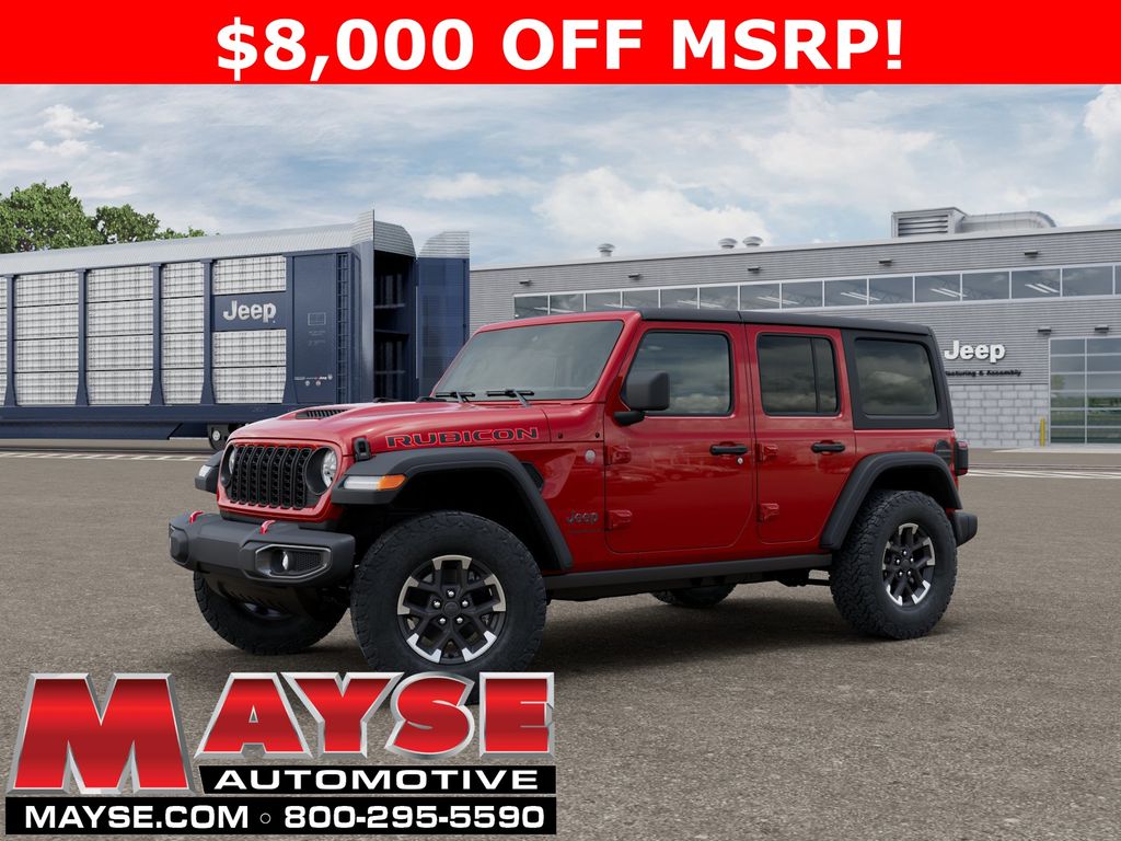 Firecracker Red Clearcoat 2026 Jeep Wrangler SUV / Crossover Four-Wheel Drive 8-Speed Automatic