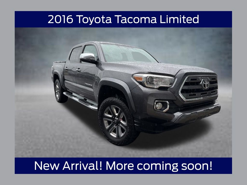 Black 2016 Toyota Tacoma Pickup Truck Four-Wheel Drive 6-Speed Automatic