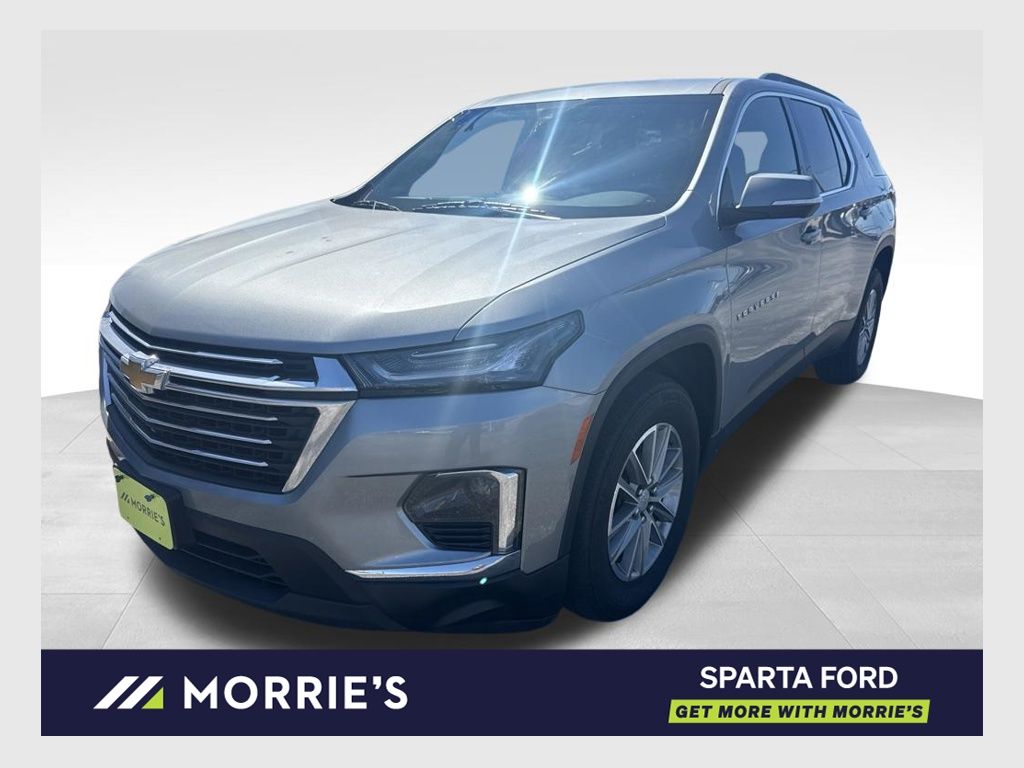 Sterling Gray Metallic 2023 Chevrolet Traverse SUV / Crossover Four-Wheel Drive 9-Speed Automatic