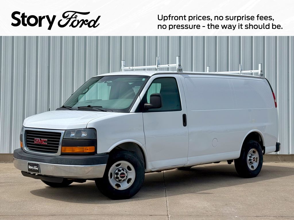 Summit White 2014 GMC Savana Cargo Van Rear-Wheel Drive 6-Speed Automatic Overdrive