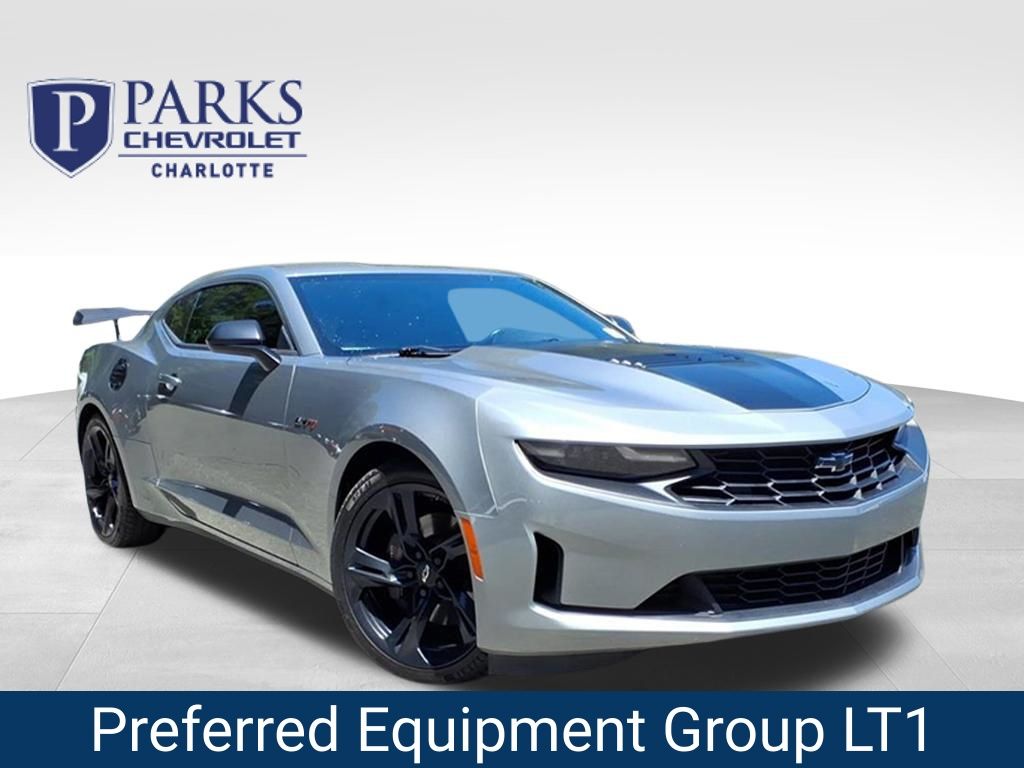 Sharkskin Metallic 2023 Chevrolet Camaro LT1 Coupe RWD Coupe Rear-Wheel Drive 6-Speed Manual
