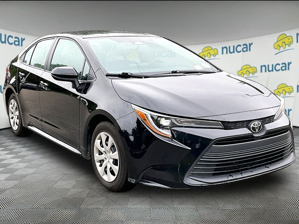 Midnight Black Metallic 2024 Toyota Corolla Sedan Front-Wheel Drive Continuously Variable Transmission
