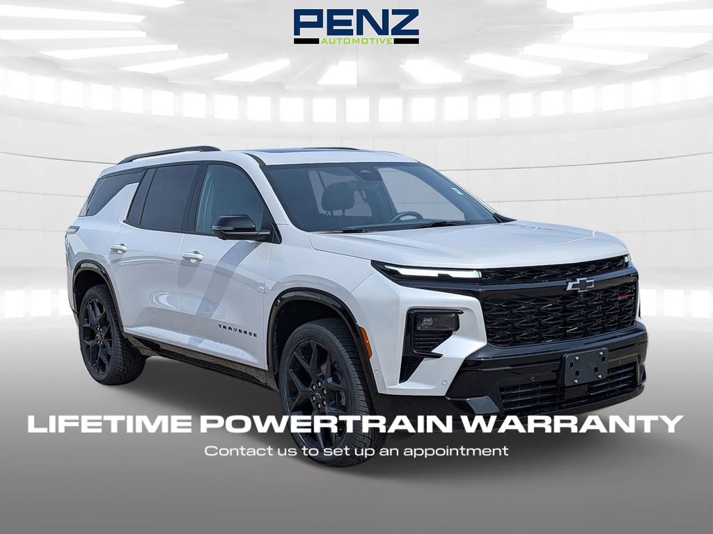 White (Iridescent Pearl Tricoat) 2024 Chevrolet Traverse RS AWD SUV / Crossover Four-Wheel Drive 8-Speed Automatic