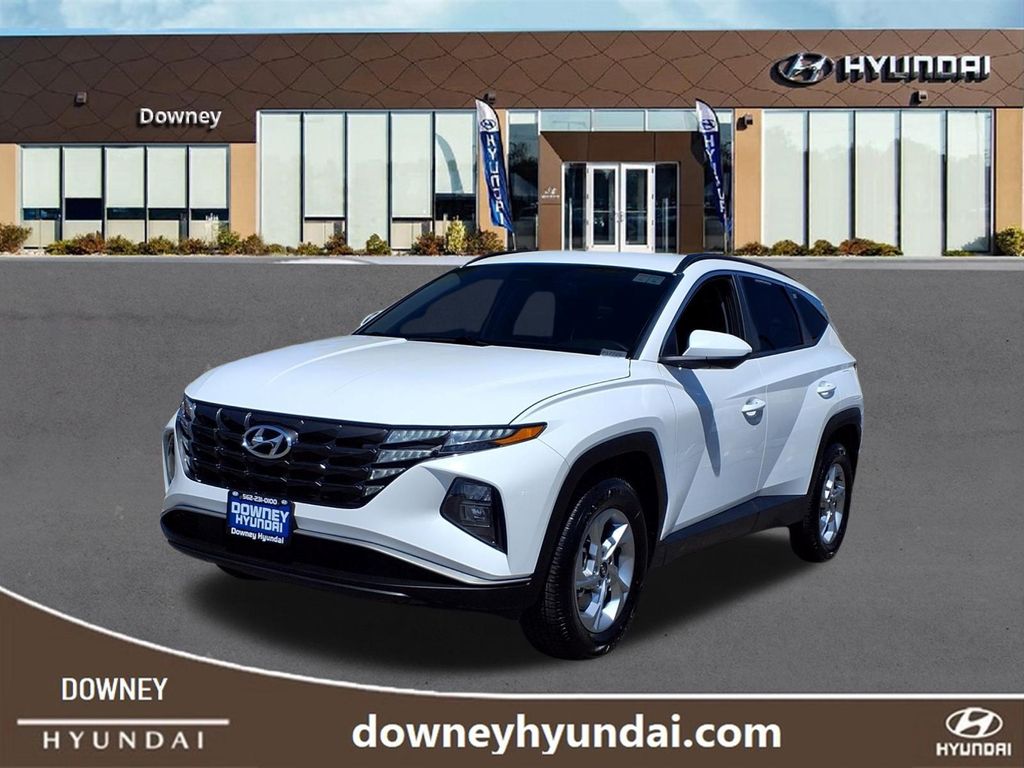 White Pearl 2024 Hyundai Tucson SUV / Crossover All-Wheel Drive 8-Speed Automatic