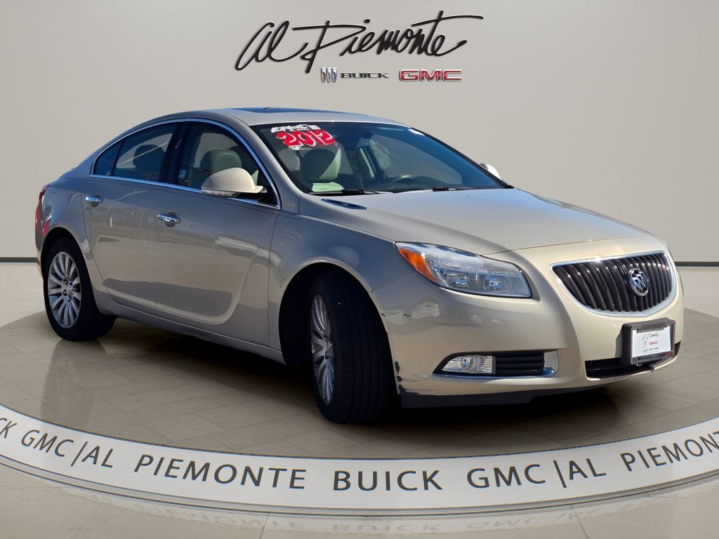 Gold Mist Metallic 2012 Buick Regal Sedan 6-Speed Automatic Overdrive