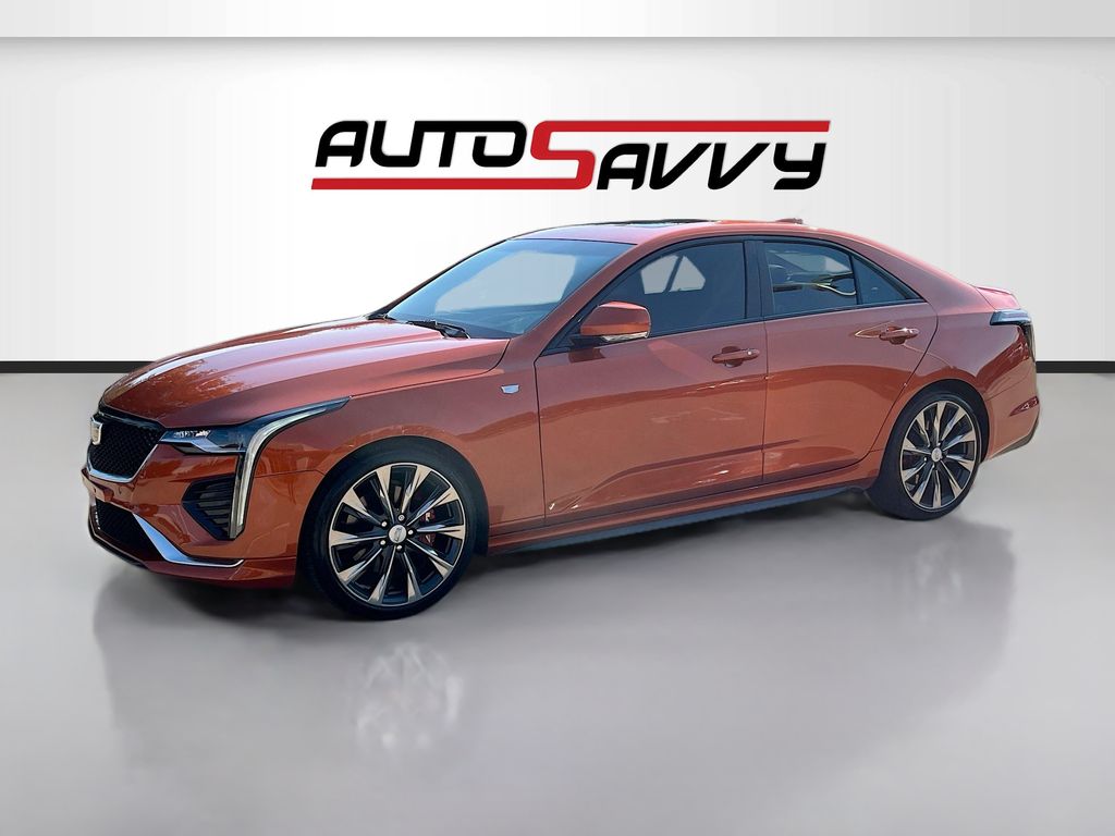 Used 2023 Orange Cadillac Sport image 3