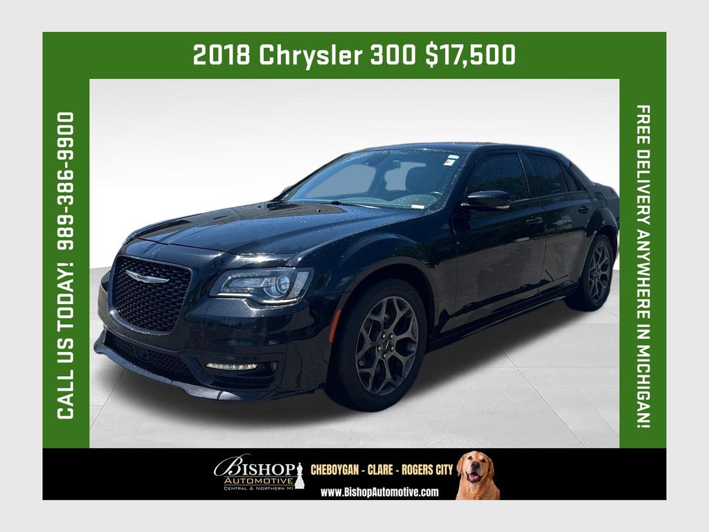 Gloss Black 2018 Chrysler 300 Sedan All-Wheel Drive 8-Speed Automatic