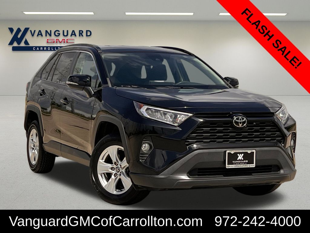 Midnight Black Metallic 2020 Toyota RAV4 XLE FWD SUV / Crossover Front-Wheel Drive 8-Speed Automatic