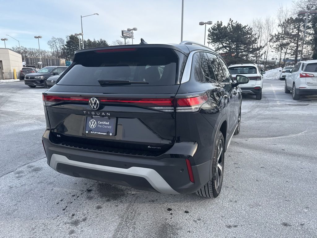 2025 Volkswagen Tiguan 2.0T SE Black at Subaru and VW of Moon Township