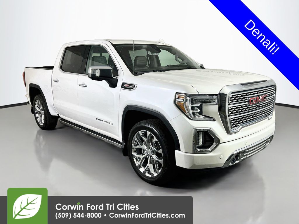 White Frost Tricoat 2020 GMC Sierra 1500 Pickup Truck Four-Wheel Drive Automatic