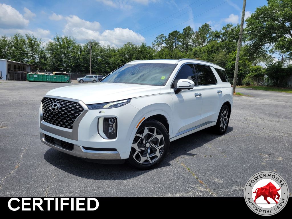 Hyper White 2022 Hyundai Palisade SUV / Crossover Front-Wheel Drive 8-Speed Automatic