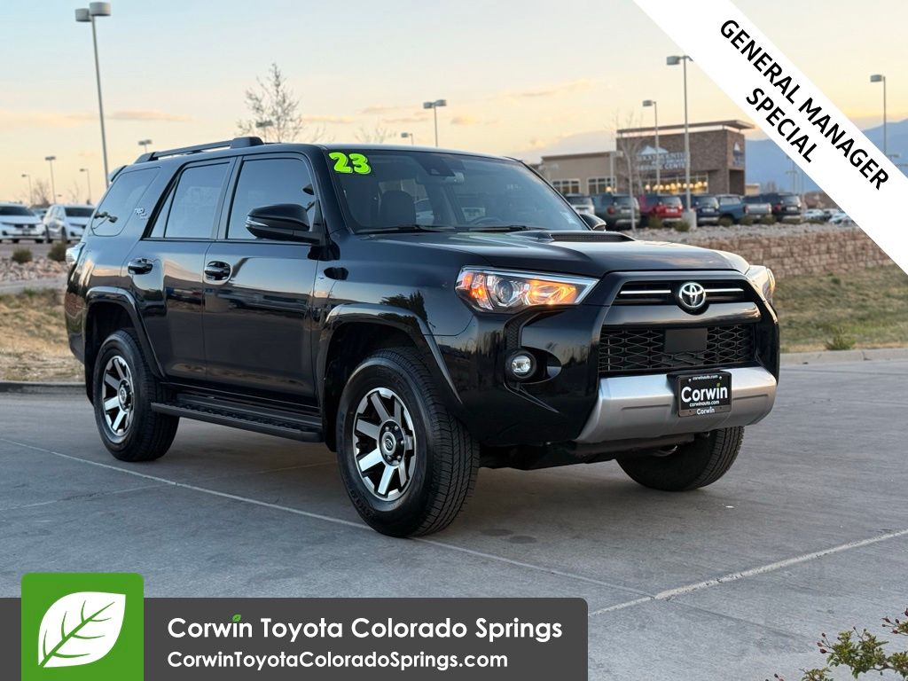 Midnight Black Metallic 2023 Toyota 4Runner SUV / Crossover Four-Wheel Drive 5-Speed Automatic