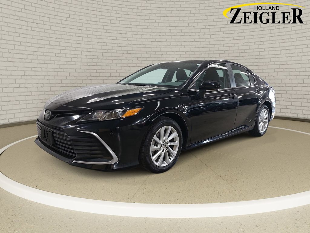 Midnight Black Metallic 2023 Toyota Camry LE FWD Sedan Front-Wheel Drive 8-Speed Automatic