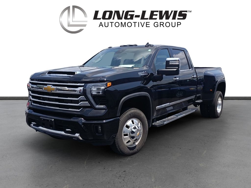 Black 2024 Chevrolet Silverado 3500HD Pickup Truck Four-Wheel Drive Automatic