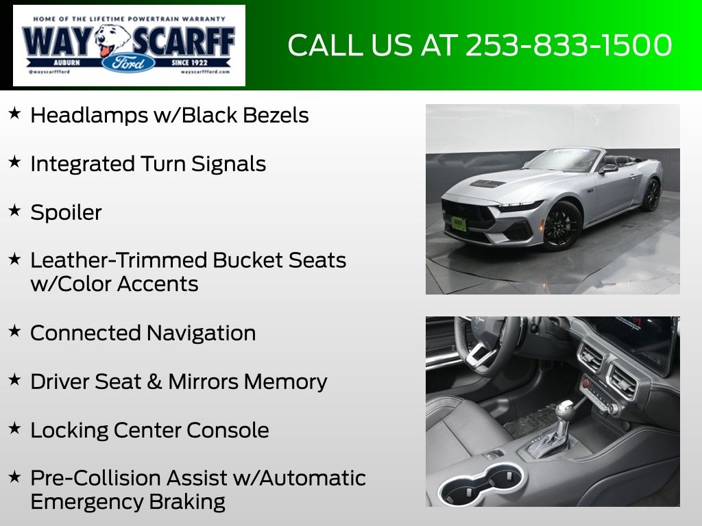 2025 Ford Mustang GT Premium Convertible