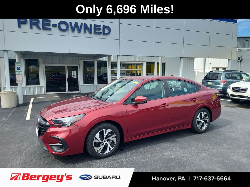 Crimson Red Pearl 2025 Subaru Legacy Sedan All-Wheel Drive Continuously Variable Transmission