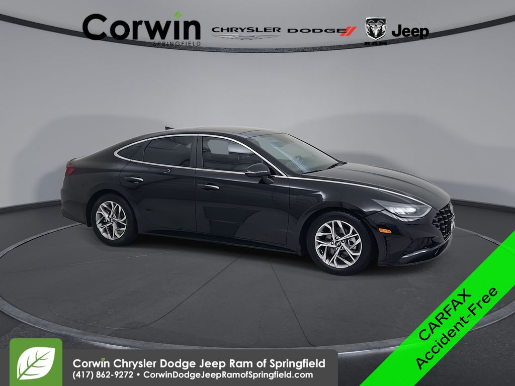 Phantom Black 2021 Hyundai Sonata Sedan Front-Wheel Drive 8-Speed Automatic Overdrive