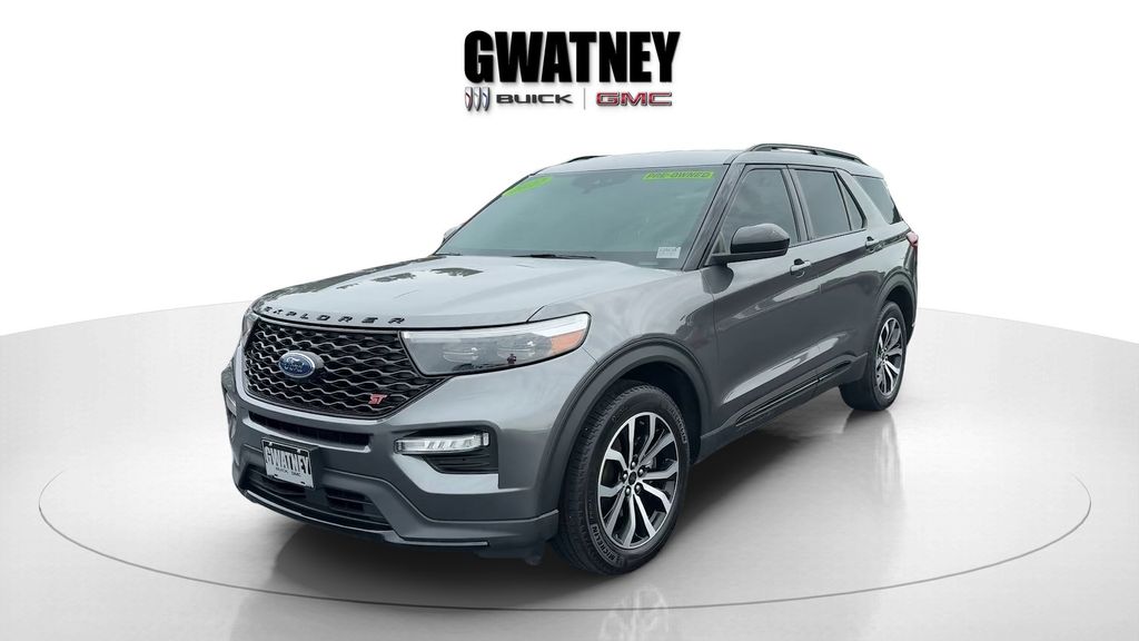 Gray Metallic 2022 Ford Explorer SUV / Crossover All-Wheel Drive Automatic
