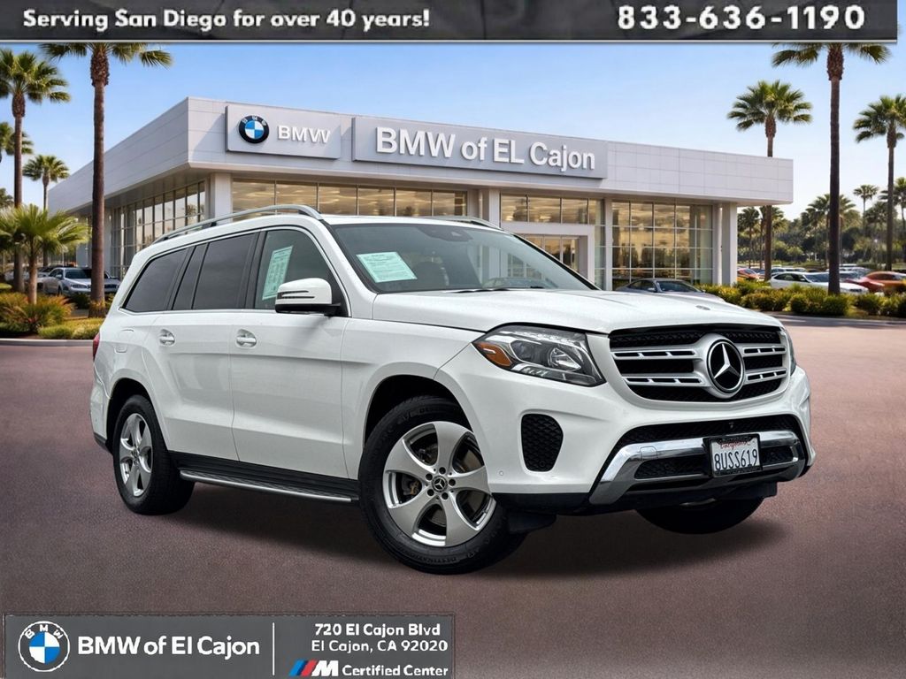 Polar White 2018 Mercedes-Benz GLS 450 4MATIC SUV / Crossover All-Wheel Drive 9-Speed Automatic