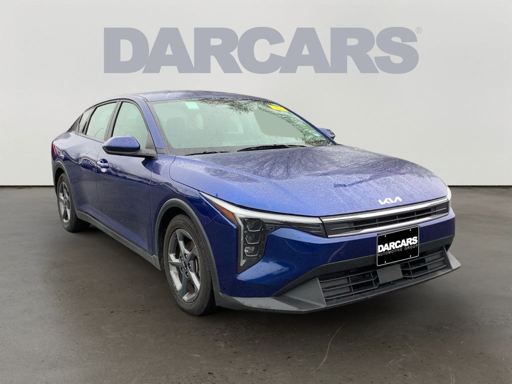 Deep Sea Blue 2025 Kia K4 LXS FWD Sedan Front-Wheel Drive Continuously Variable Transmission