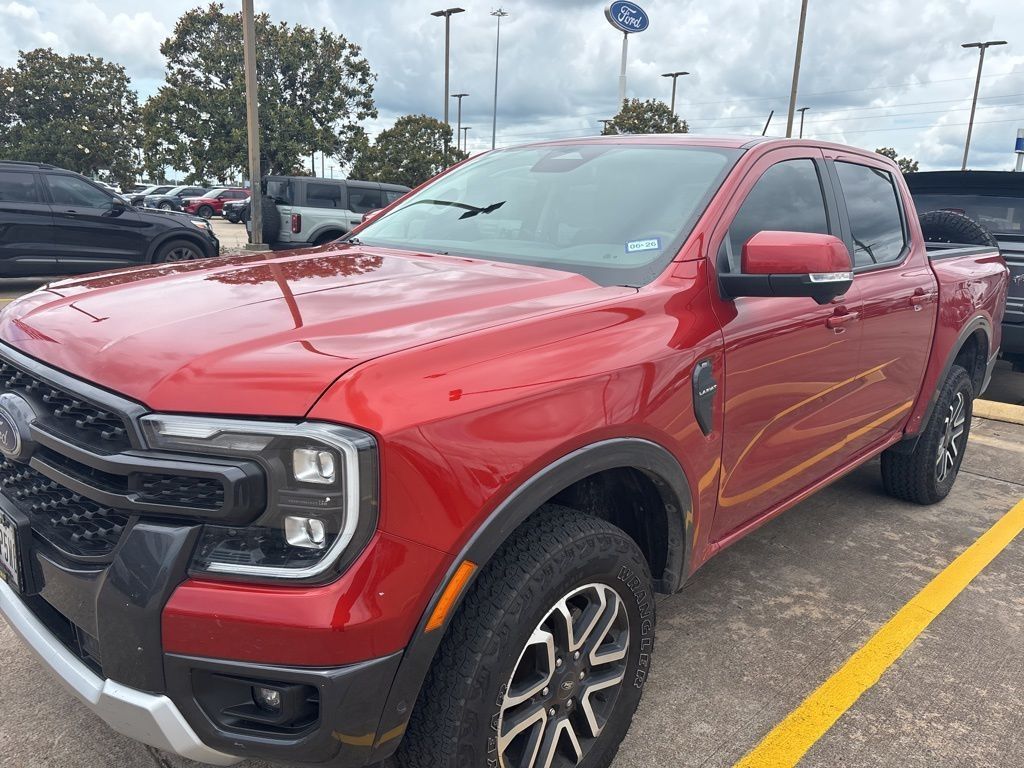 2024 Ford Ranger Lariat Red at Big Star Chrysler Jeep Dodge Ram 