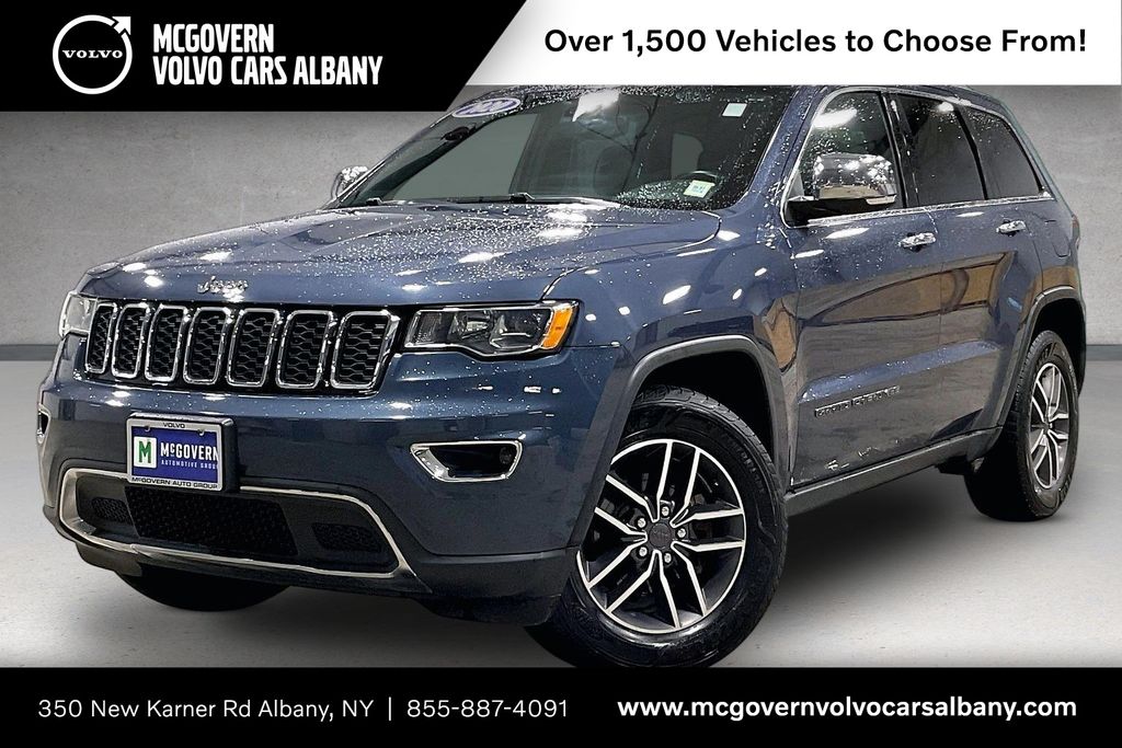 Pacific Blue Clearcoat 2020 Jeep Grand Cherokee SUV / Crossover Four-Wheel Drive 8-Speed Automatic
