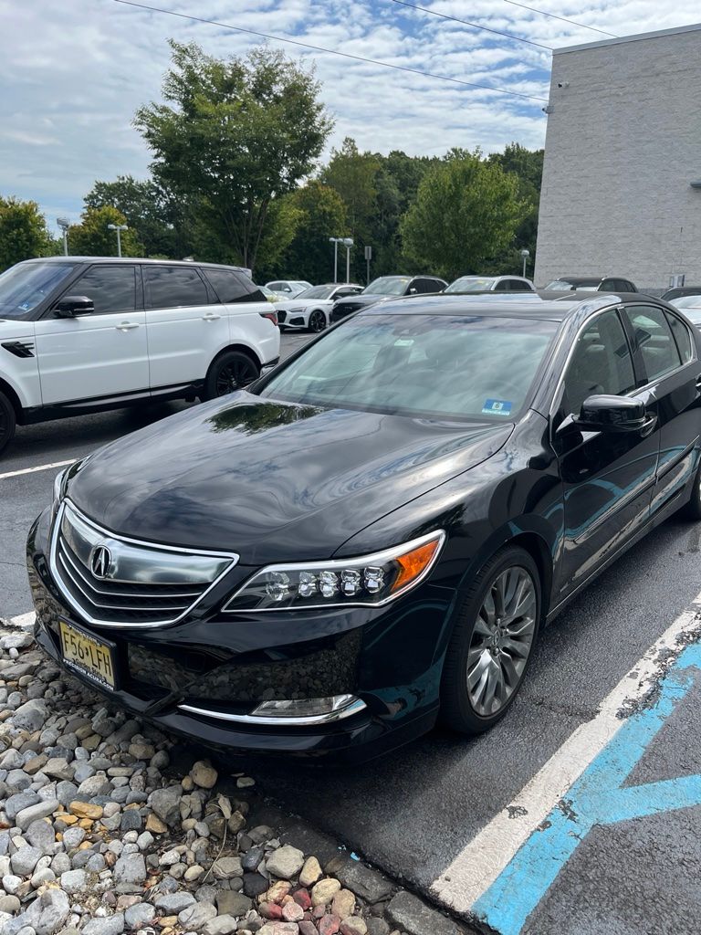 Black 2016 Acura RLX Sedan Front-Wheel Drive 6-Speed Automatic