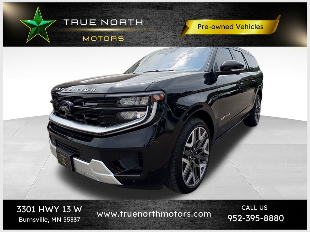 Agate Black Metallic 2025 Ford Expedition SUV / Crossover Four-Wheel Drive Automatic