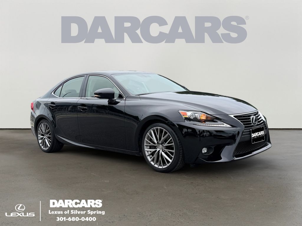 Black (Obsidian) 2016 Lexus IS Sedan All-Wheel Drive 6-Speed Automatic