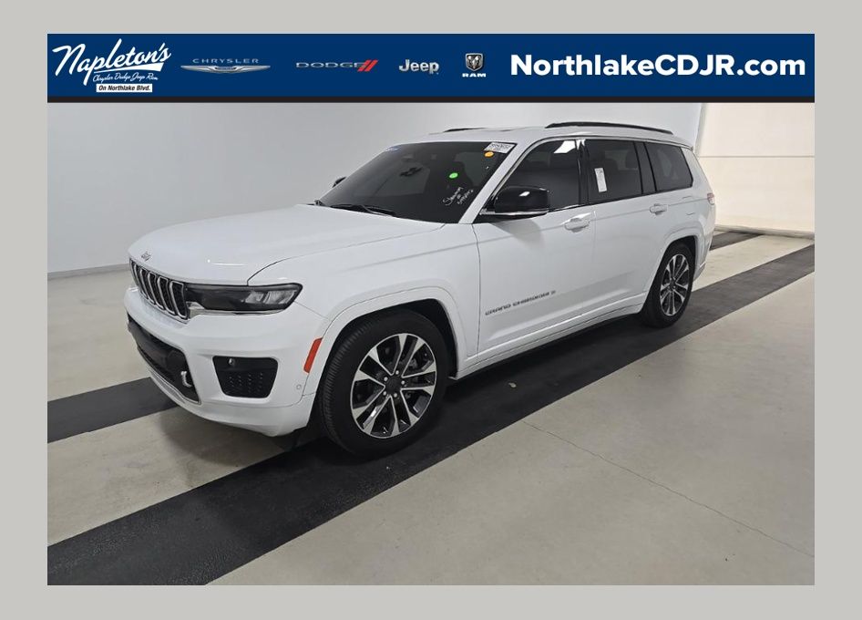 Bright White Clearcoat 2025 Jeep Grand Cherokee L SUV / Crossover Four-Wheel Drive 8-Speed Automatic