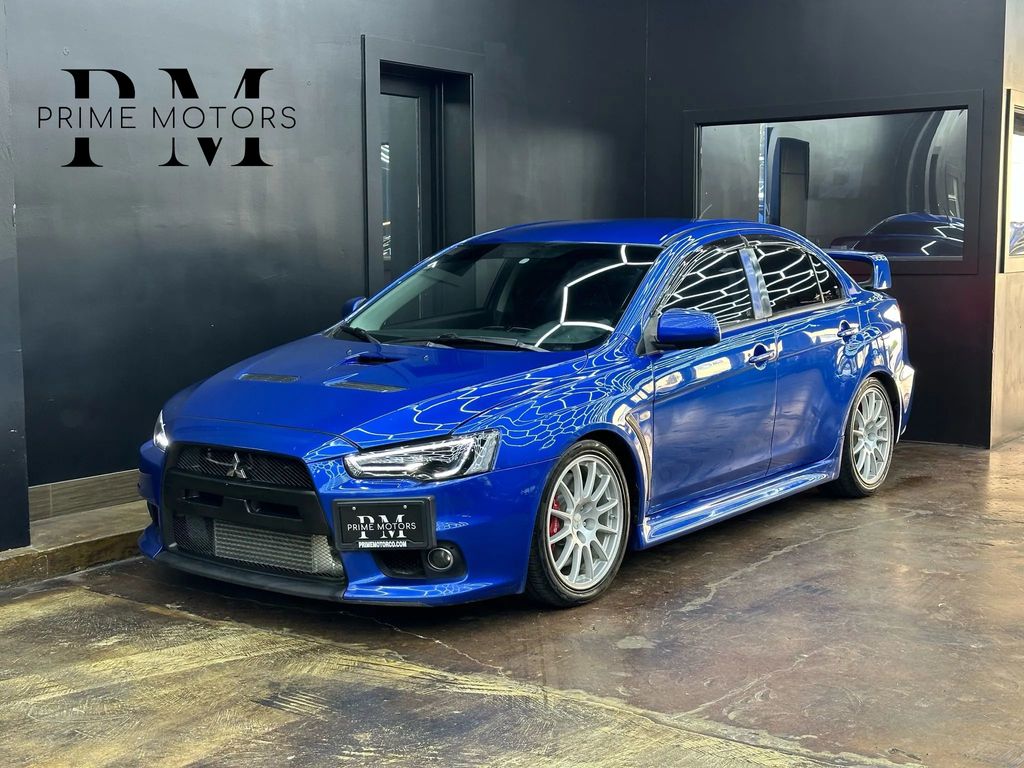Blue / Black 2012 Mitsubishi Lancer Evolution GSR Sedan All-Wheel Drive 5-Speed Manual