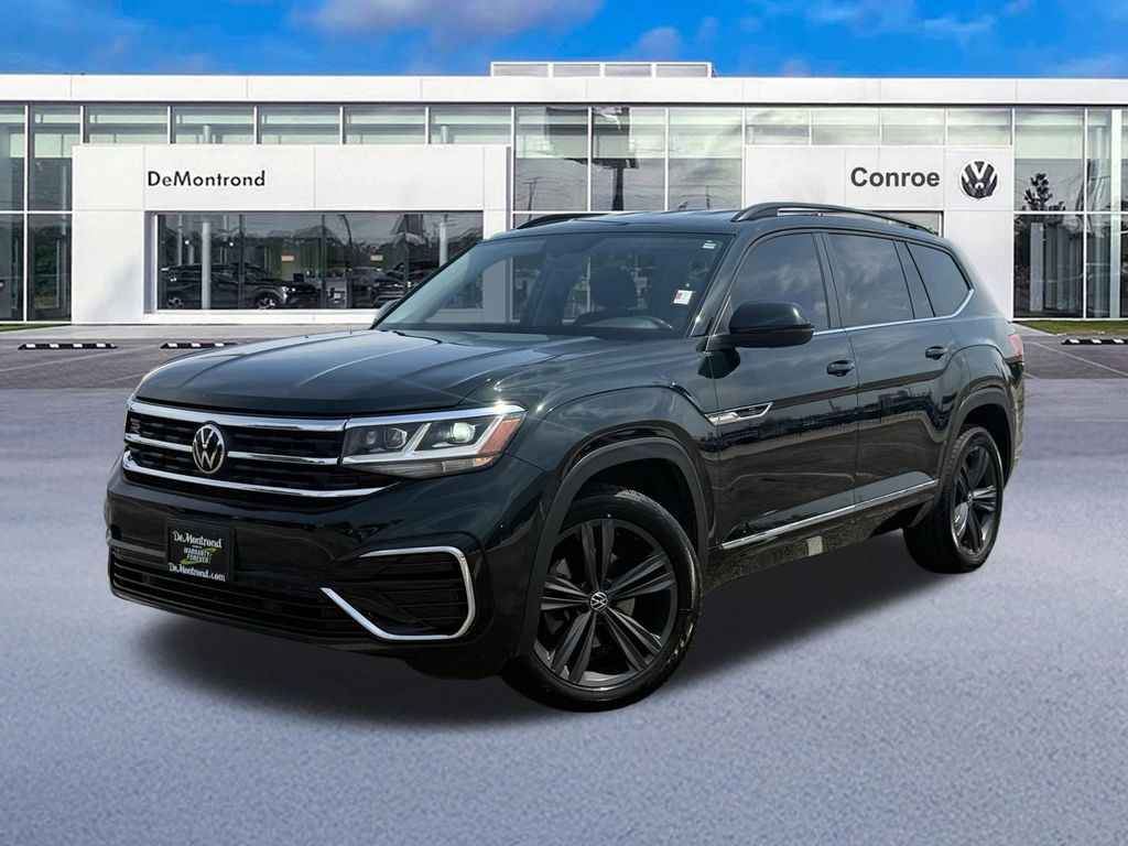2021 Volkswagen Atlas 3.6L V6 SE w/Technology R-Line Black at Victoria Chrysler Dodge Jeep Ram