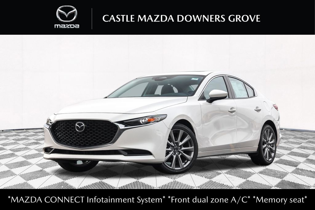 Snowflake White Pearl Mica 2026 Mazda MAZDA3 Sedan Front-Wheel Drive 6-Speed Automatic