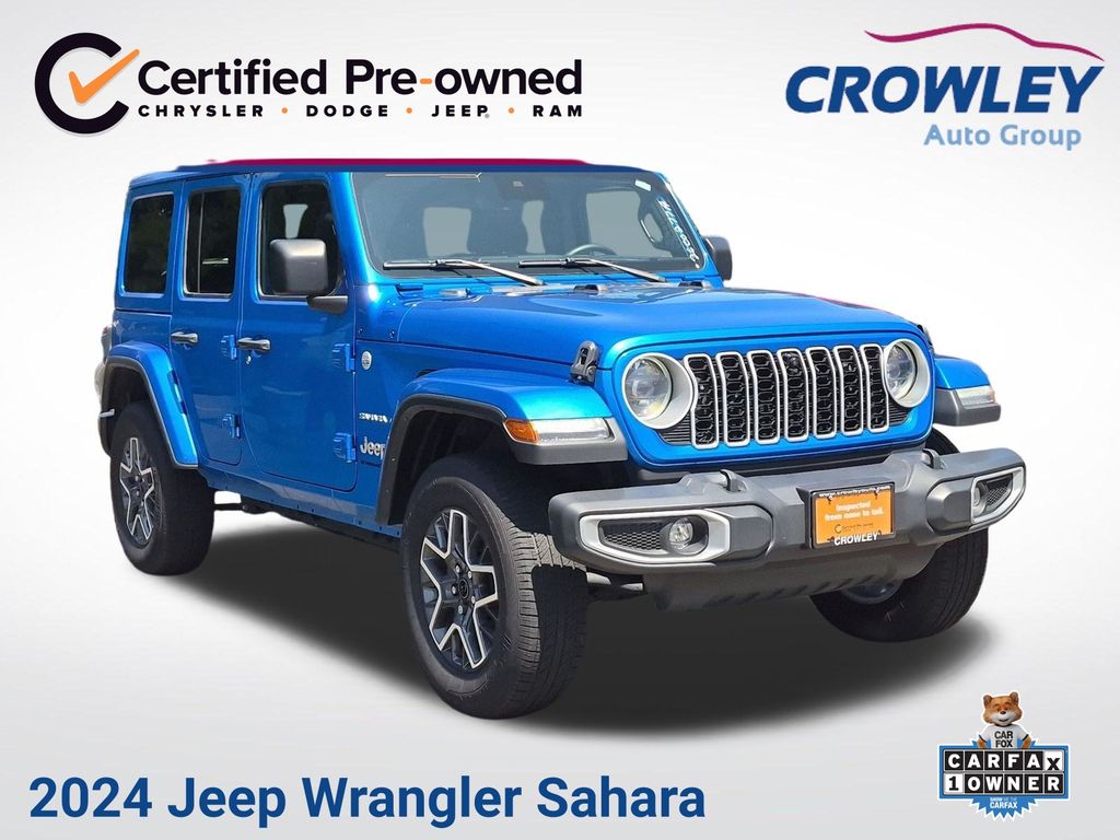 Hydro Blue Pearl Coat 2024 Jeep Wrangler SUV / Crossover Four-Wheel Drive 8-Speed Automatic