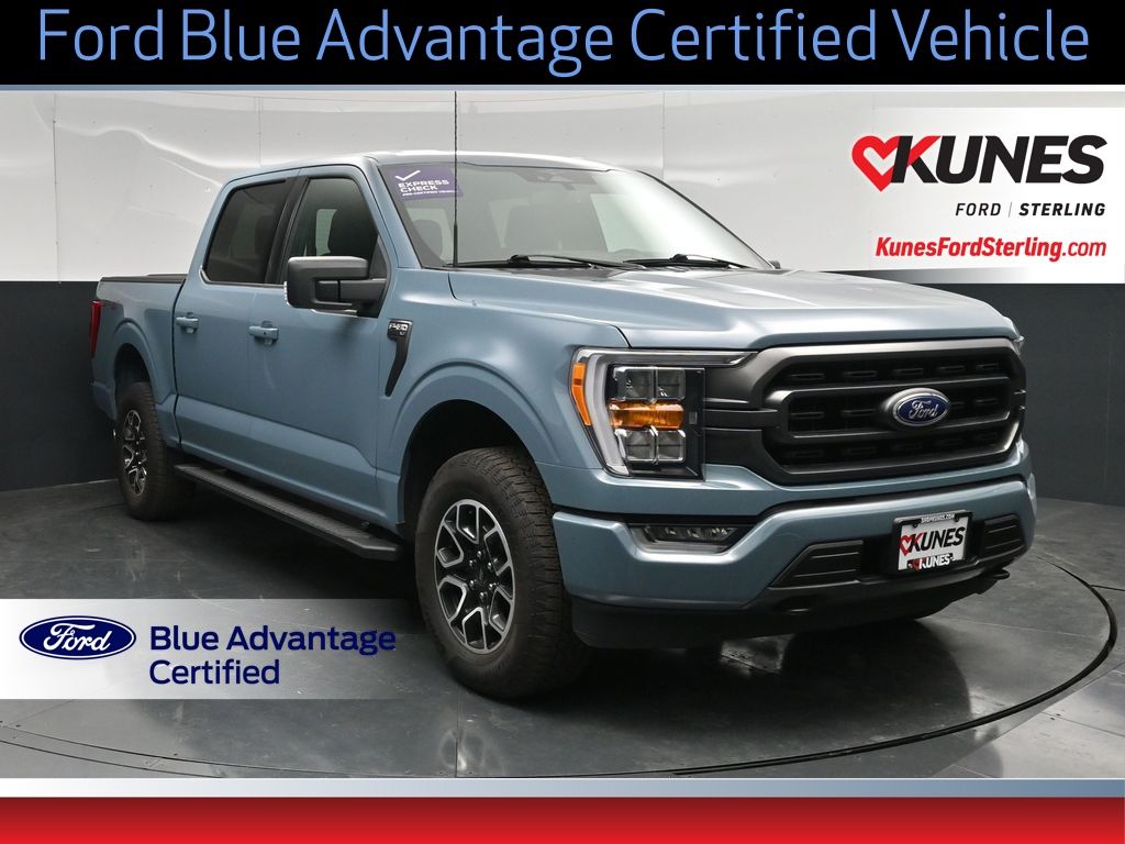 Area 51 Blue 2023 Ford F-150 Pickup Truck Four-Wheel Drive Automatic