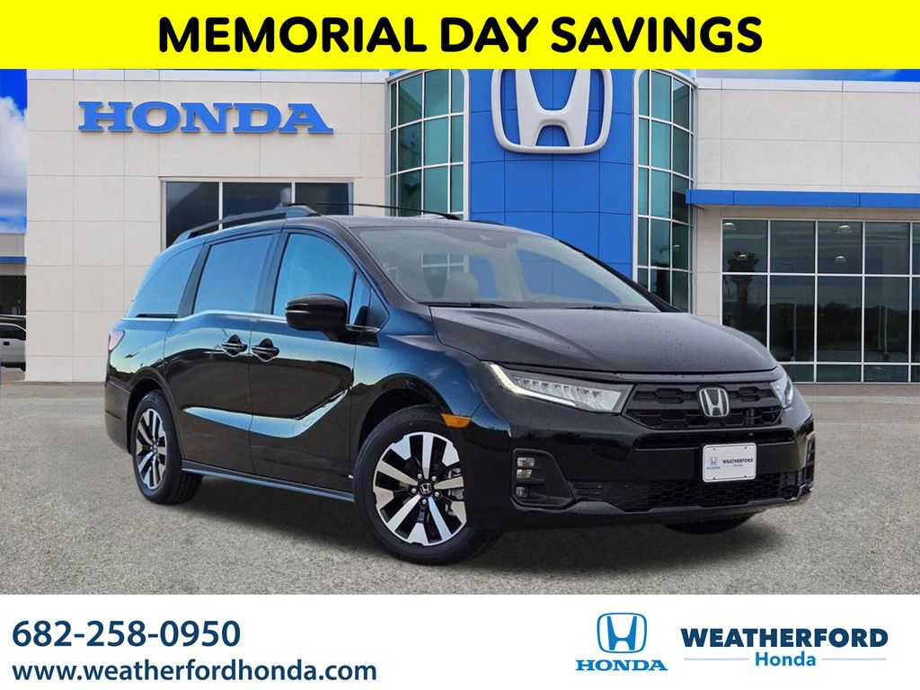 Black 2026 Honda Odyssey EX-L FWD Minivan Front-Wheel Drive Automatic