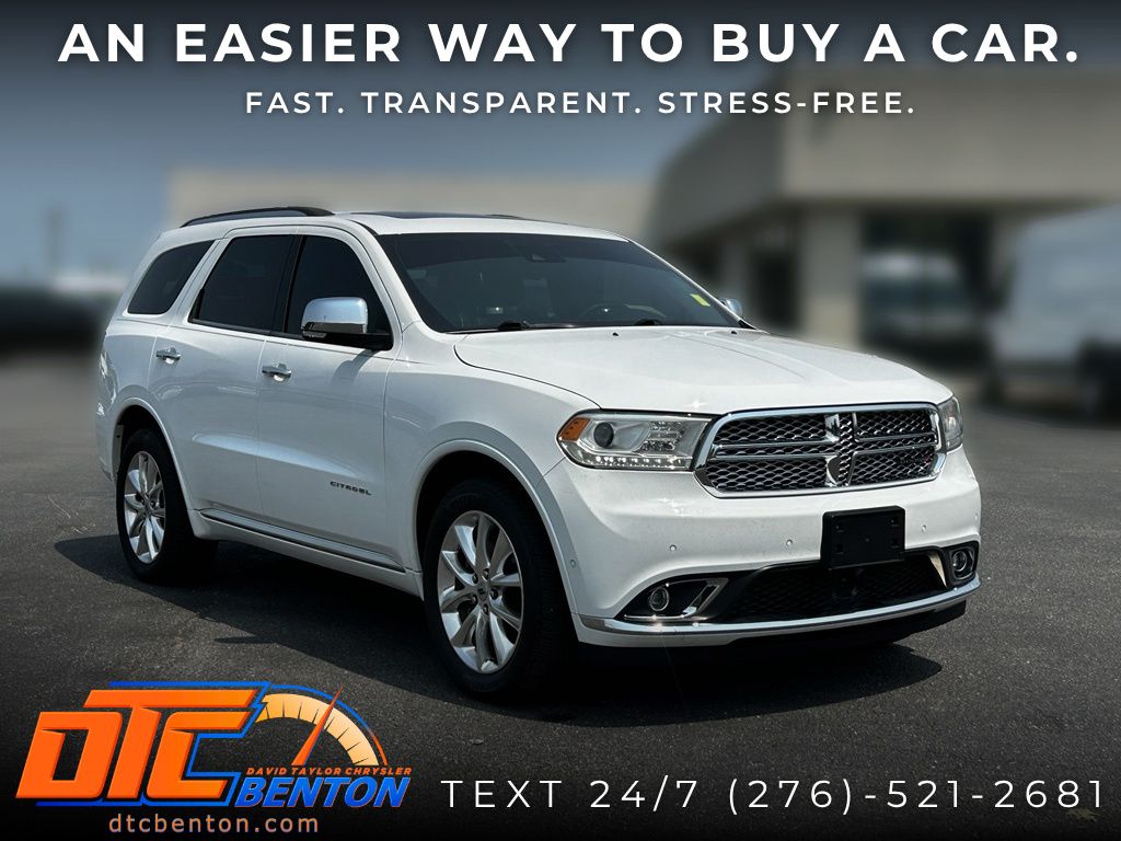 White Knuckle Clearcoat 2019 Dodge Durango SUV / Crossover All-Wheel Drive 8-Speed Automatic
