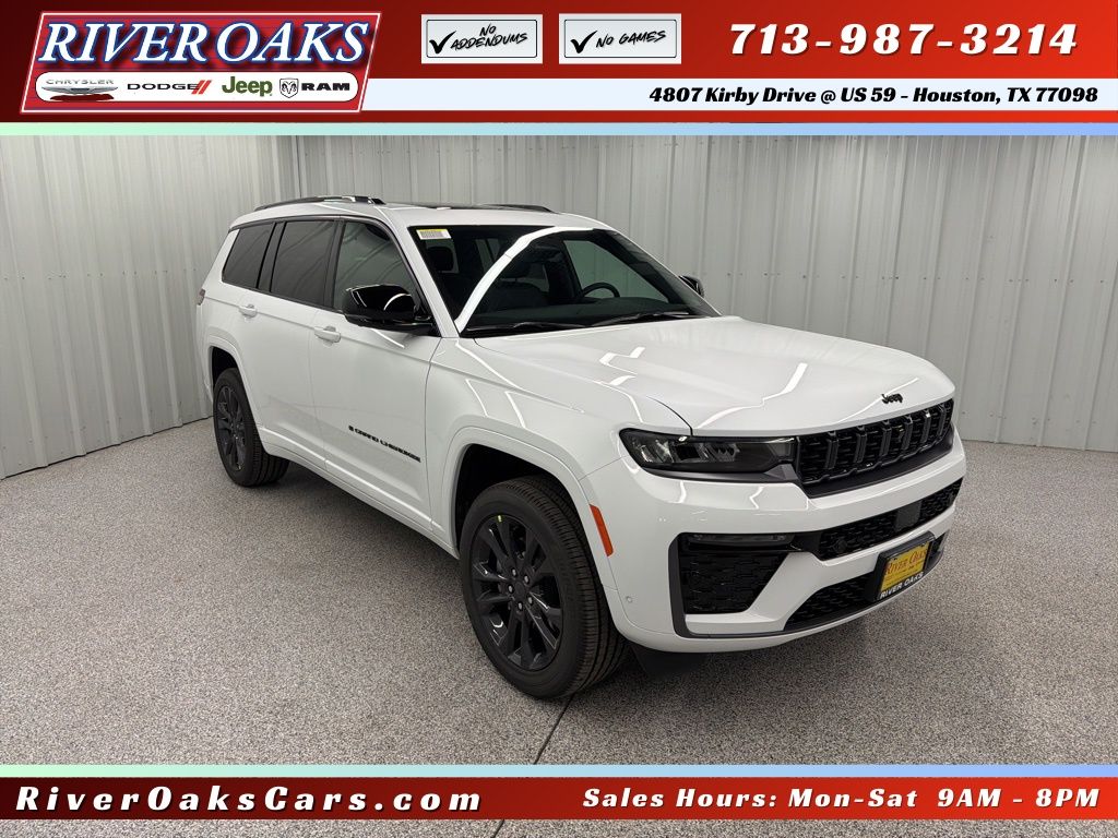 2026 Jeep Grand Cherokee L Limited Reserve White at Victoria Chrysler Dodge Jeep Ram