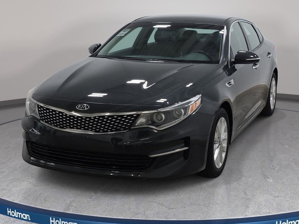 Moss Gray 2016 Kia Optima Sedan Front-Wheel Drive 6-Speed Automatic