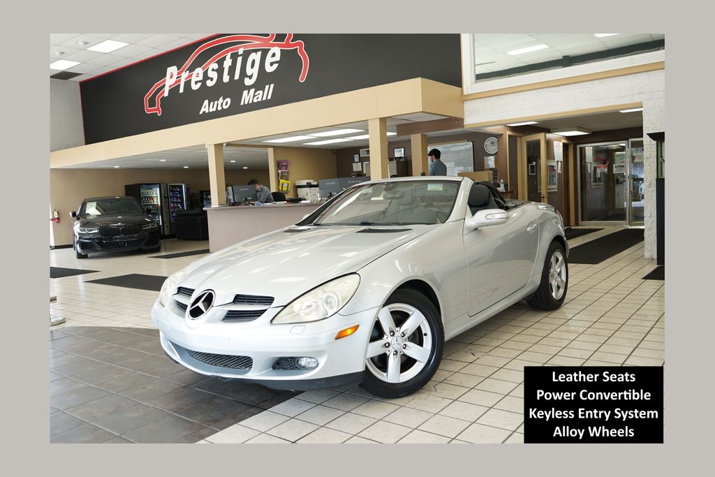 Iridium Silver Metallic 2006 Mercedes-Benz SLK Convertible Rear-Wheel Drive 7-Speed Automatic