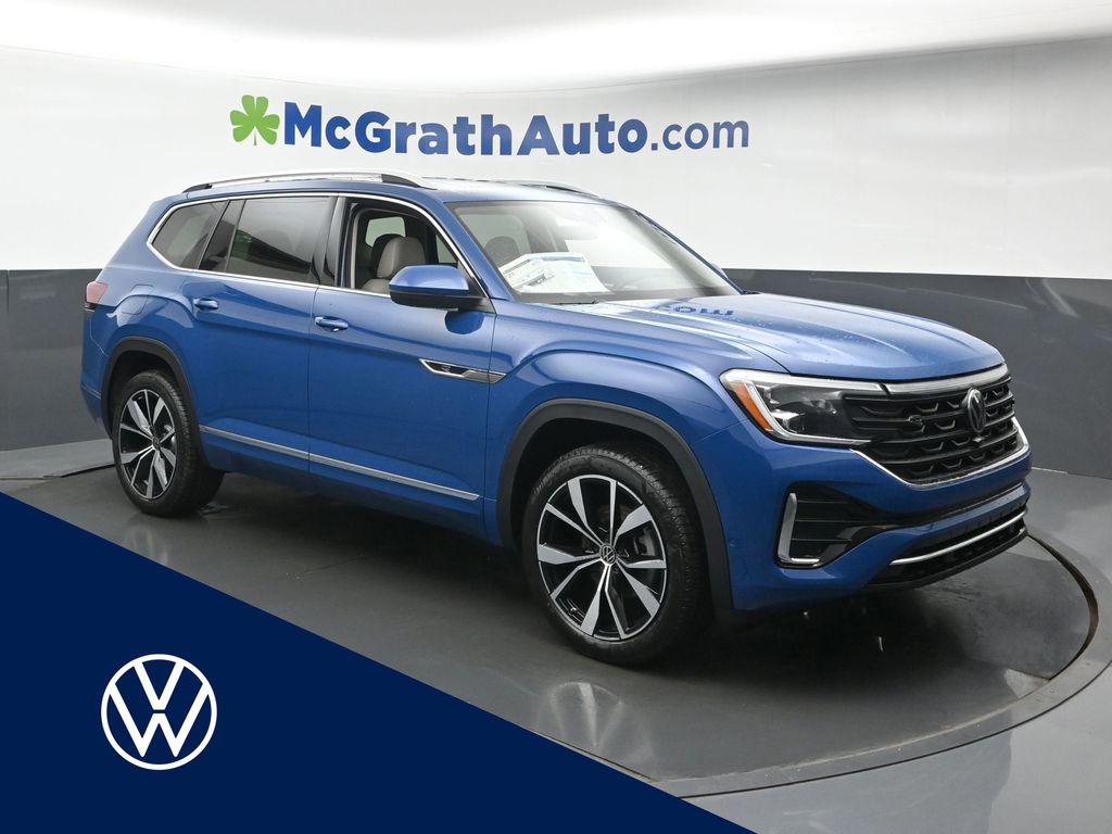 Mountain Lake Blue Metallic 2026 Volkswagen Atlas SEL Premium R-Line 4Motion SUV / Crossover All-Wheel Drive 8-Speed Automatic