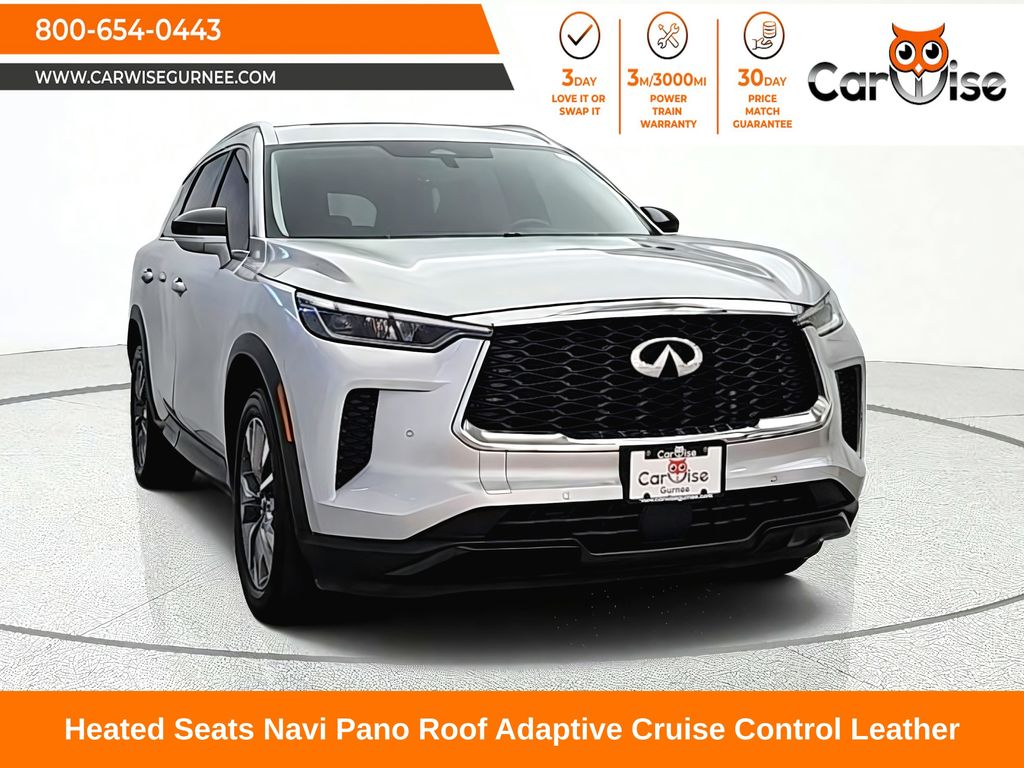 Silver 2023 INFINITI QX60 SUV / Crossover All-Wheel Drive 9-Speed Automatic