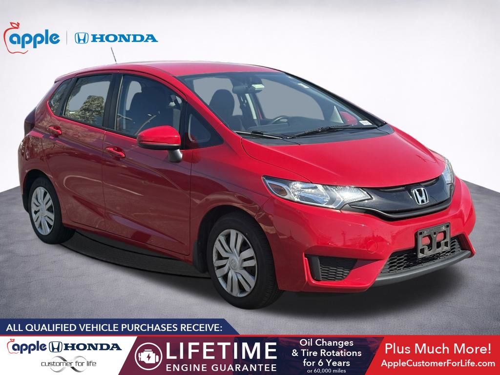 Red 2016 Honda Fit LX Hatchback Front-Wheel Drive Continuously Variable Transmission
