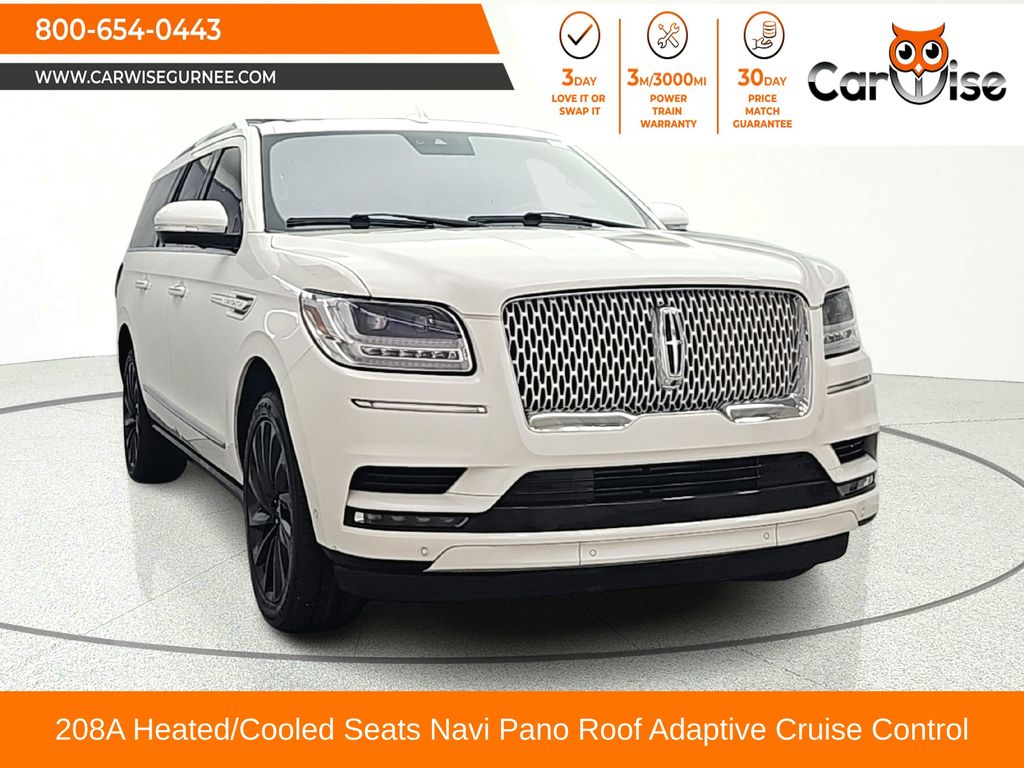White 2020 Lincoln Navigator SUV / Crossover Four-Wheel Drive Automatic