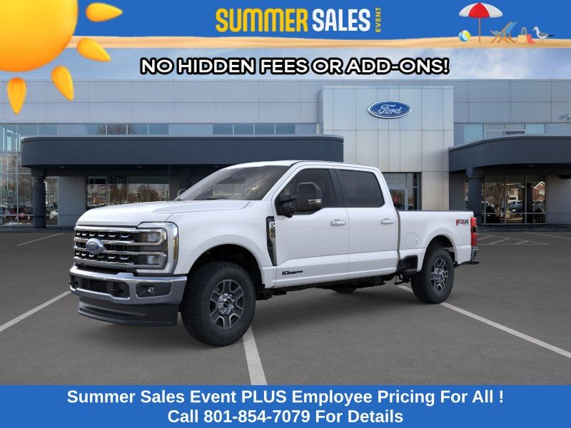 Star White Metallic Tri-Coat 2026 Ford F-250 Super Duty Lariat Crew Cab 4WD Pickup Truck Four-Wheel Drive Automatic